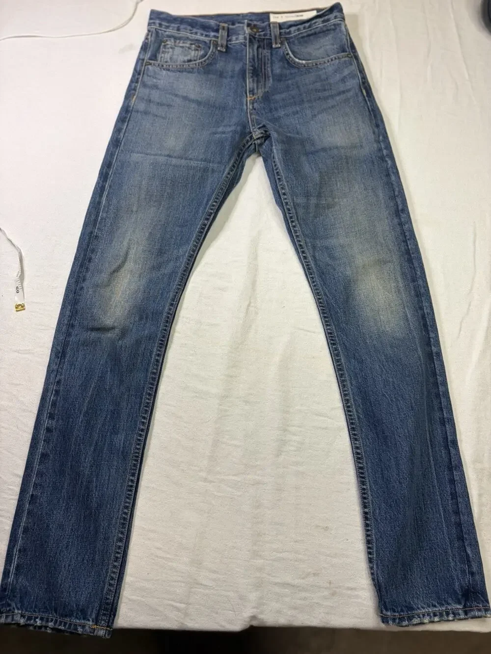 Rag & Bone Jean Lucile Women’s Size 24 Straight Leg Blue Jeans USA Made